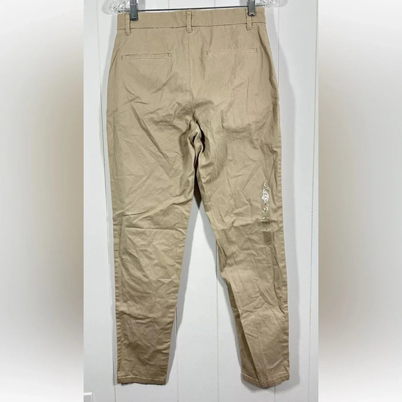 NWT H&M LOGG Label of Graded Goods Beige Khaki Pants Slim Fit Size 6 - Picture 3 of 9